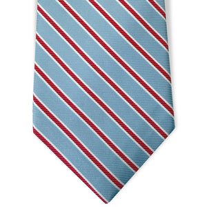 Whitman: Tie - Light Blue/Red