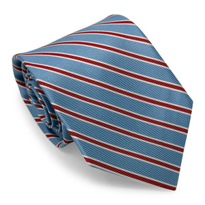 Whitman: Tie - Light Blue/Red