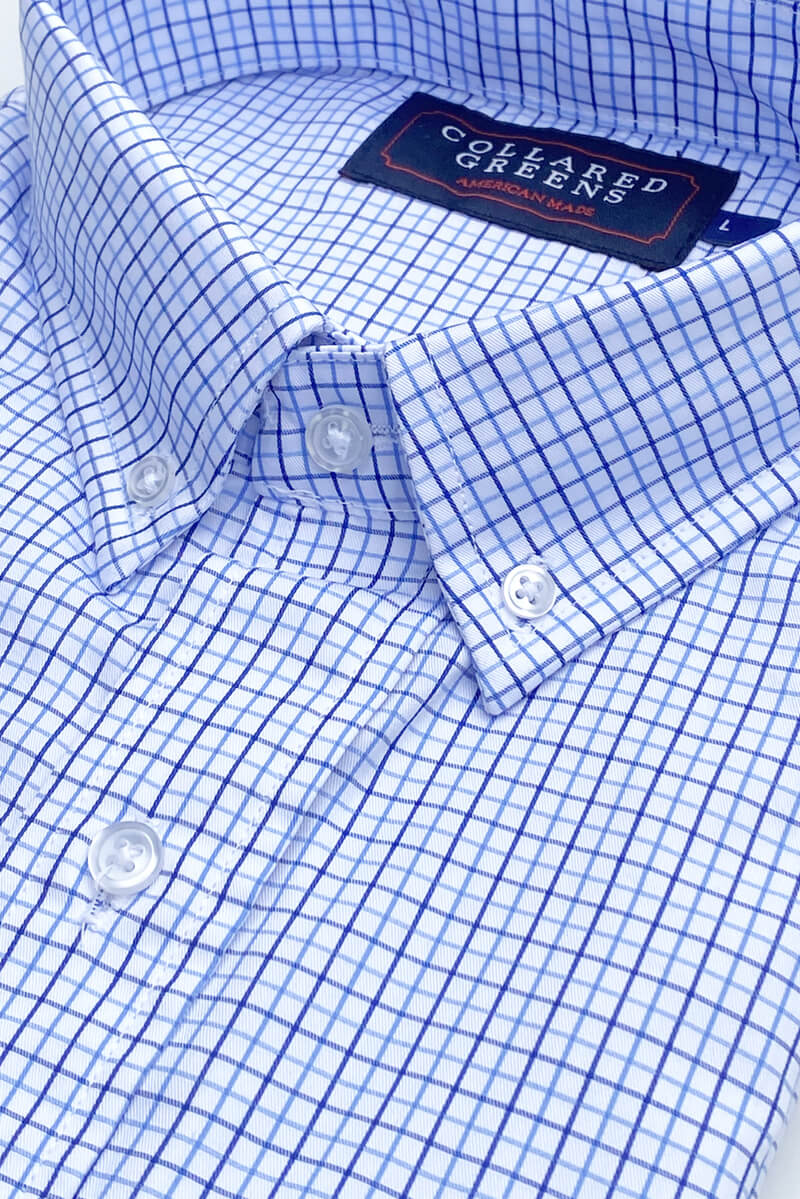 Concord: Brookline Button Down Shirt - Blues