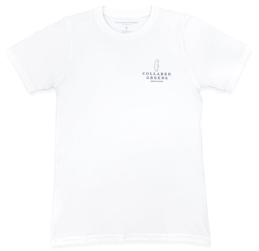 Dancing Bears: Short Sleeve T-Shirt - White