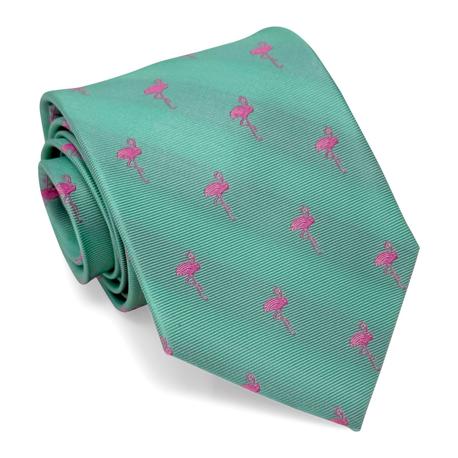 Flamingos: Tie - Mint