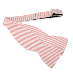 Seersucker: Carolina Cotton Bow - Melon