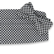 Load image into Gallery viewer, Evening Ginham: Carolina Cotton Cummerbund Set - Black/White
