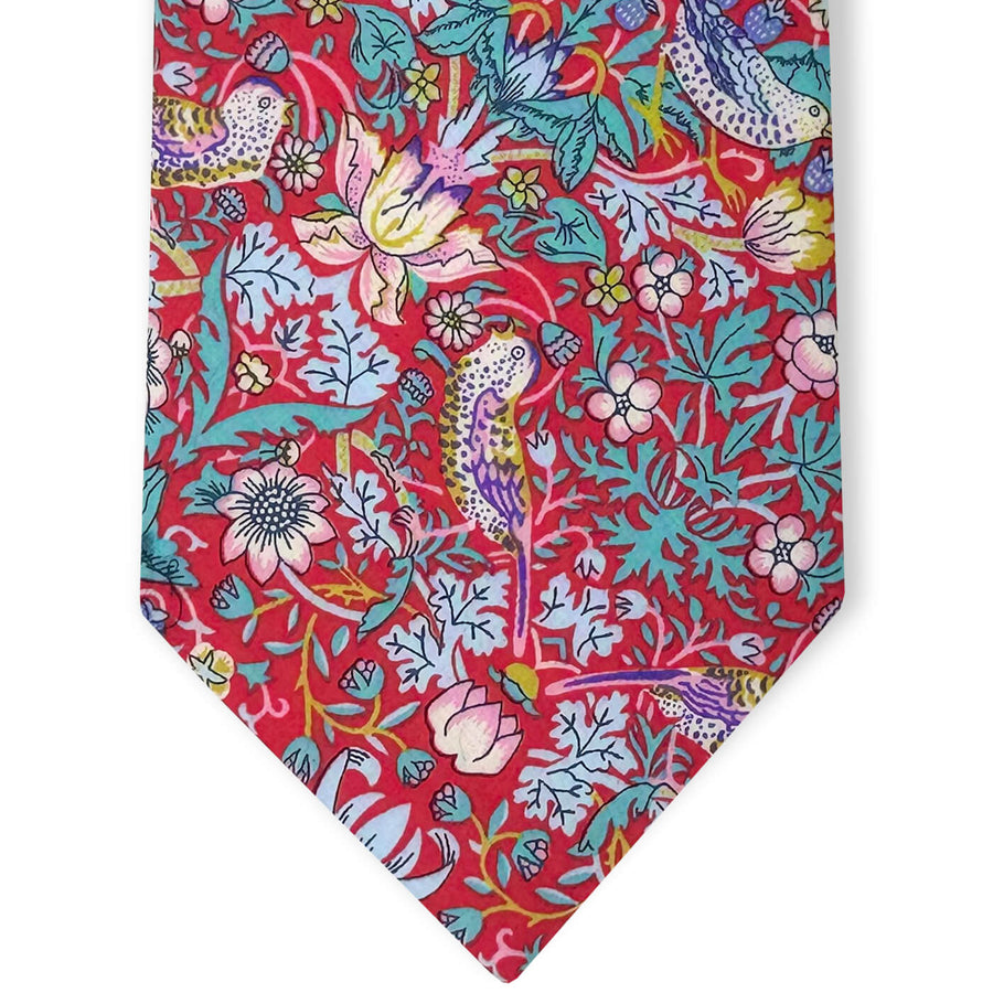 Strawberry Fields: Carolina Cotton Tie - Red