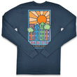 Load image into Gallery viewer, East Bay Sunrise: Long Sleeve T-Shirt - Steel Blue
