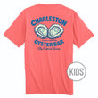 Load image into Gallery viewer, Oyster Bar: Kid's Short Sleeve T-Shirt - Coral
