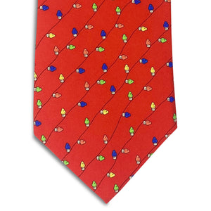 Holiday Lights: Tie - Red