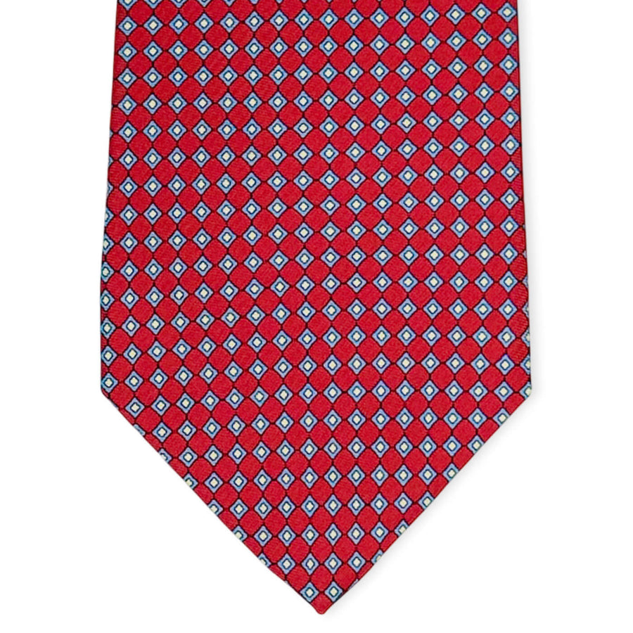 Mod Square: Tie - Red/Blue