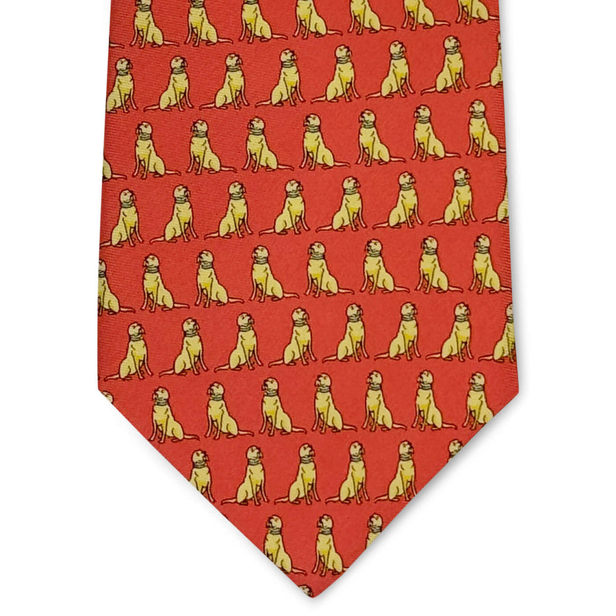 Sit, Stay: Tie - Red/Yellow