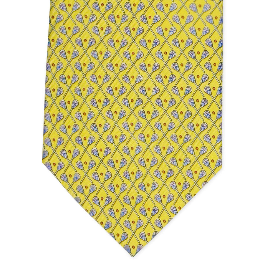 Lacrosse Sticks: Tie - Yellow