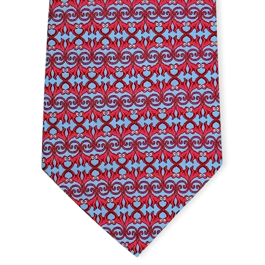 Four Monkeys: Tie - Blue/Red
