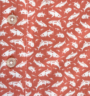 Grand Slam: Upcycled Club Polo - Coral