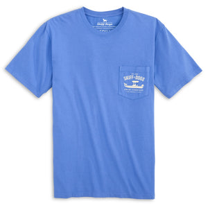 Old Man & The Sea: Pocket Short Sleeve T-Shirt - Marine
