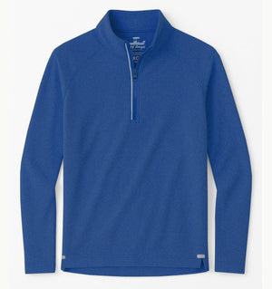 Skiff Dogs: Ocean Flex Quarter Zip - Nautical Navy