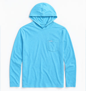 Skiff Dogs: Ocean Flex Hoodie - Ballast Key Blue