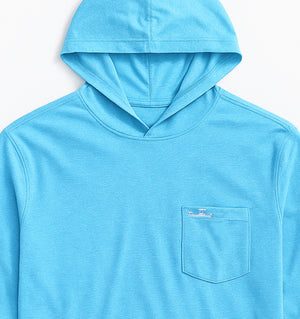 Skiff Dogs: Ocean Flex Hoodie - Ballast Key Blue