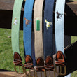 Load image into Gallery viewer, Playing Jacks: Embroidered Belt - Royal Blue
