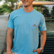 Load image into Gallery viewer, Summer Catch: Pocket Long Sleeve T-Shirt - Navy
