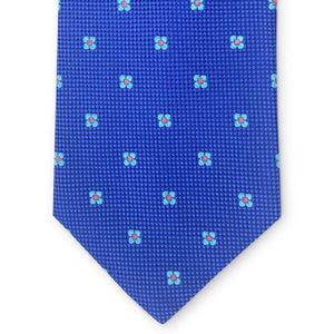 Bespoke Spring Blooms: Tie - Blue/Aqua