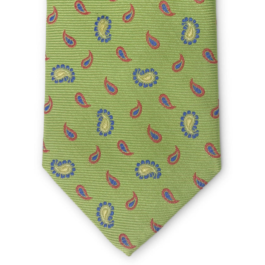 Bespoke Hero Paisley: Tie - Green