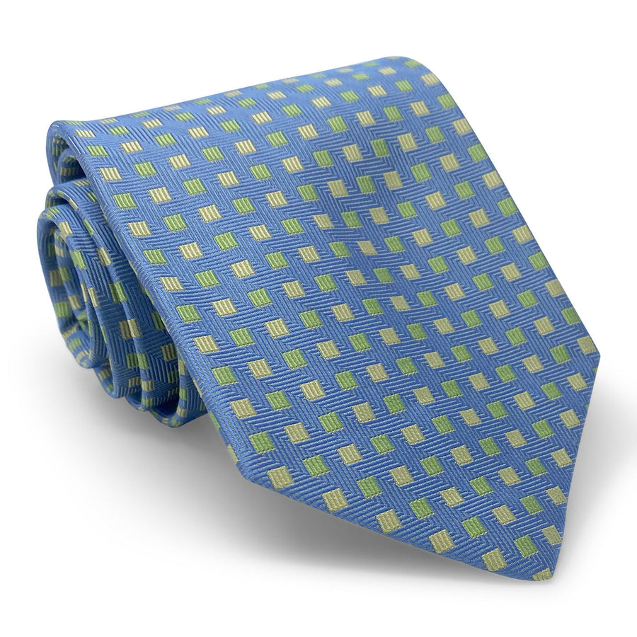 Bespoke Small Squares: Tie - Blue