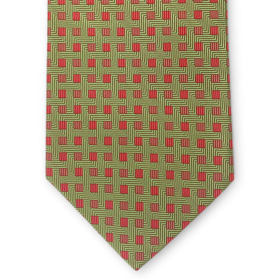 Bespoke Small Squares: Tie - Green