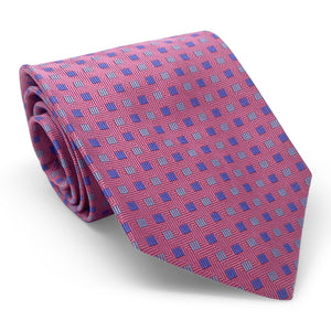 Bespoke Small Squares: Tie - Pink