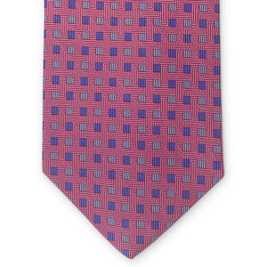 Bespoke Small Squares: Tie - Pink