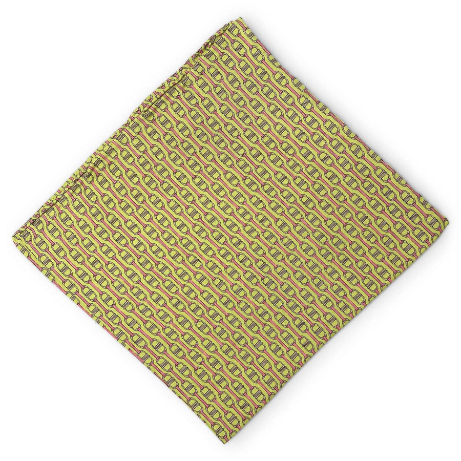 Stirrup: Silk Pocket Square - Green