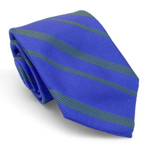 Bespoke Mickleson Stripe: Tie - Purple