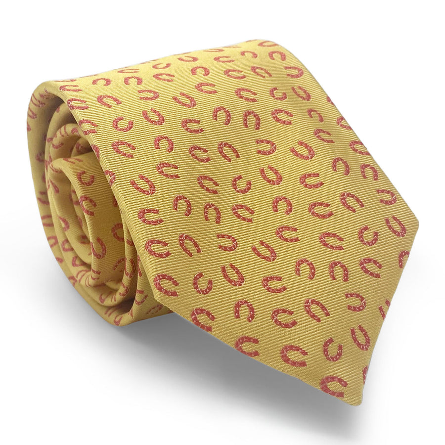 Hoofin' It: Tie - Yellow/Pink