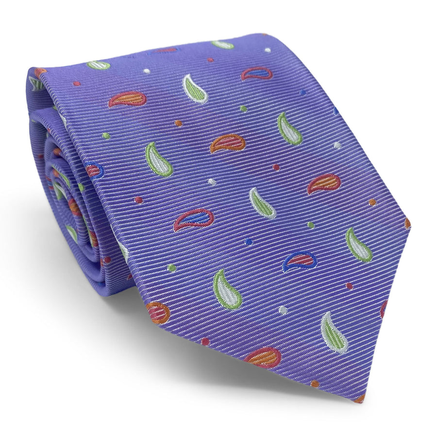 Bespoke Paisley Soiree: Tie - Purple