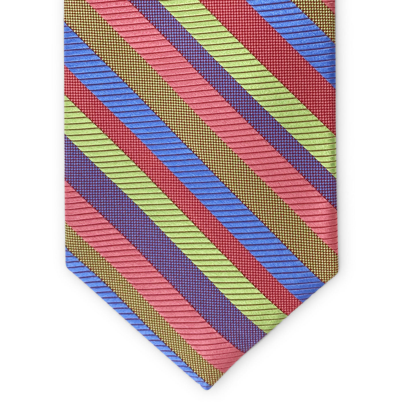 Bespoke Hagen Stripe: Tie - Pink – Collared Greens