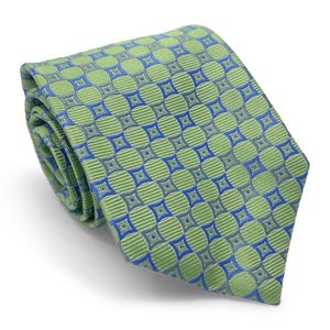 Bespoke Square Stretch: Tie - Green