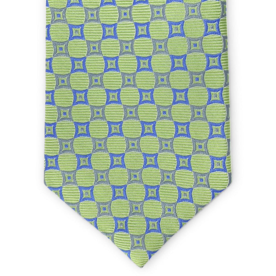 Bespoke Square Stretch: Tie - Green