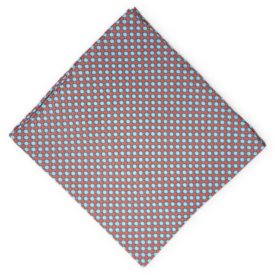 Inner Circle: Silk Pocket Square - Orange