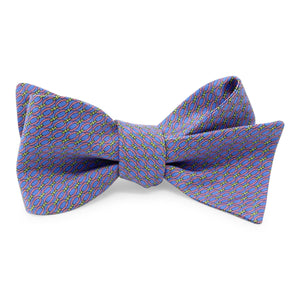 Oval Links: Bow - Blue