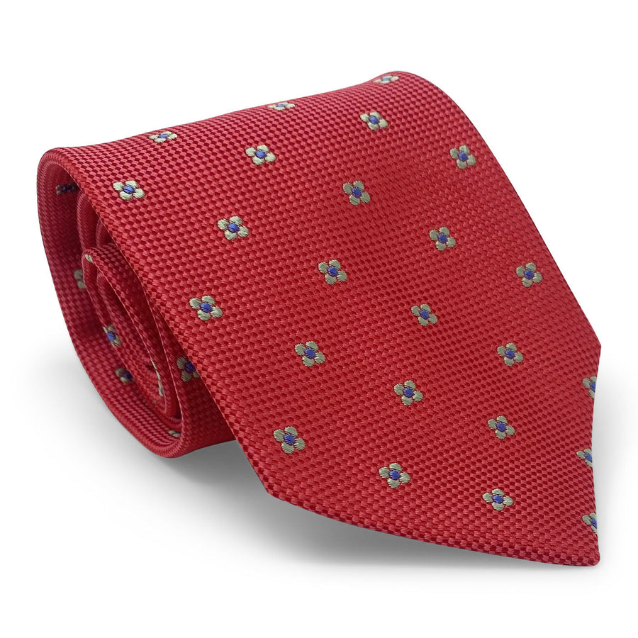 Bespoke Spring Blooms: Tie - Red