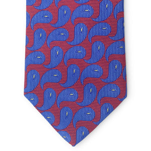 Bespoke Upstream Paisley: Tie - Red