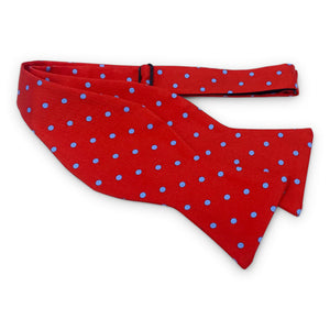 Dot: Bow - Red/Blue