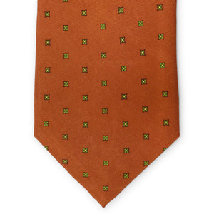 Square Foulard: Tie - Orange