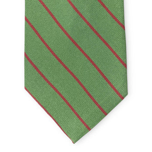 Thin Stripes: Tie - Green