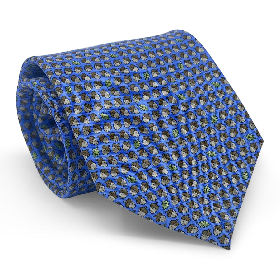 Acorns: Tie - Blue