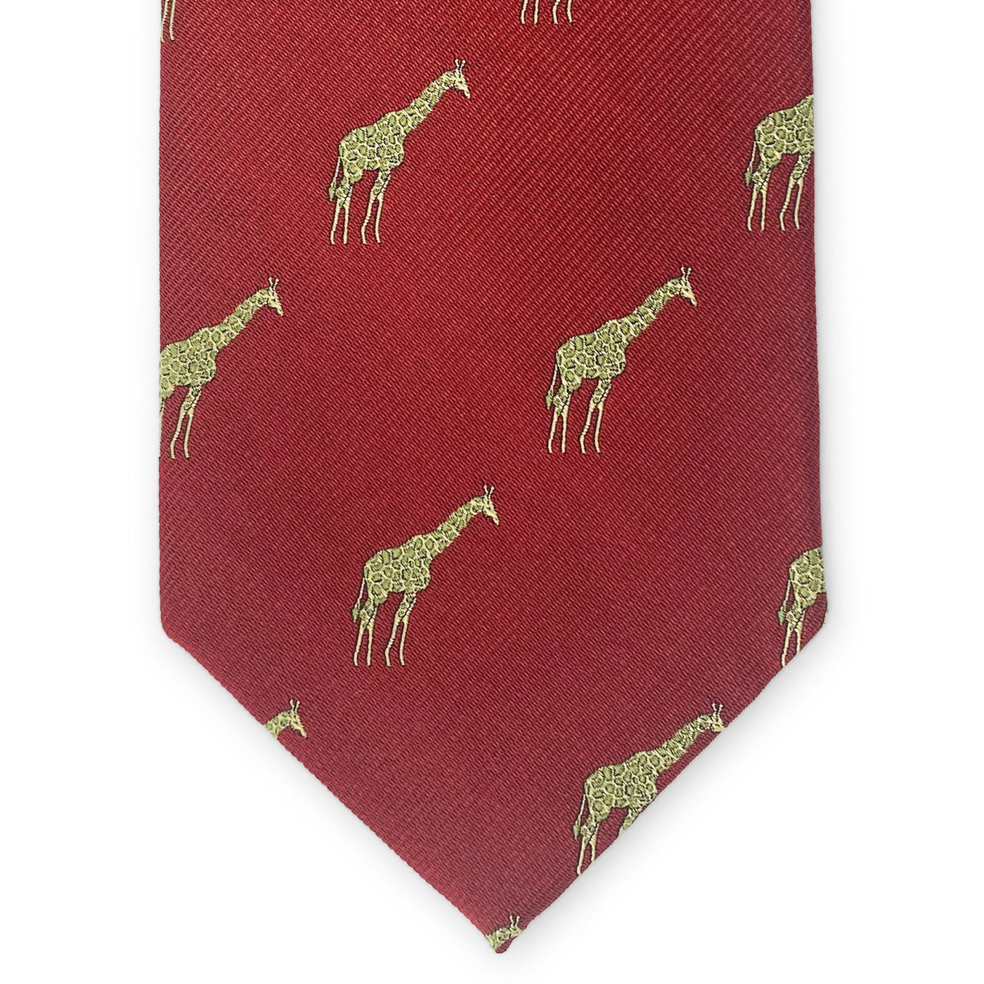 小物 giraffe/silk tie/patch work/red Hermès Giraffe Prints Red Silk Tie – Boutique LUC.S