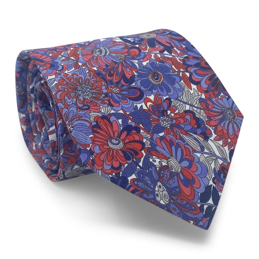 Liberty Frogmore: Tie - Purple/Red