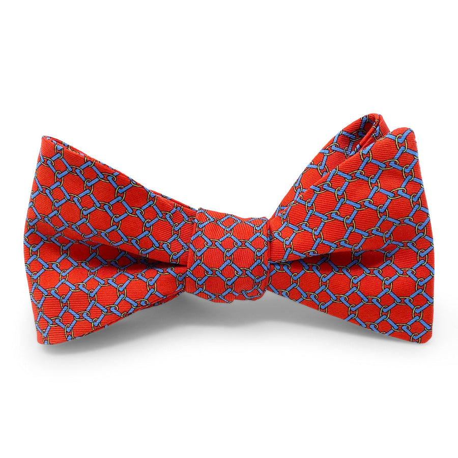 Linked Squares: Bow - Red
