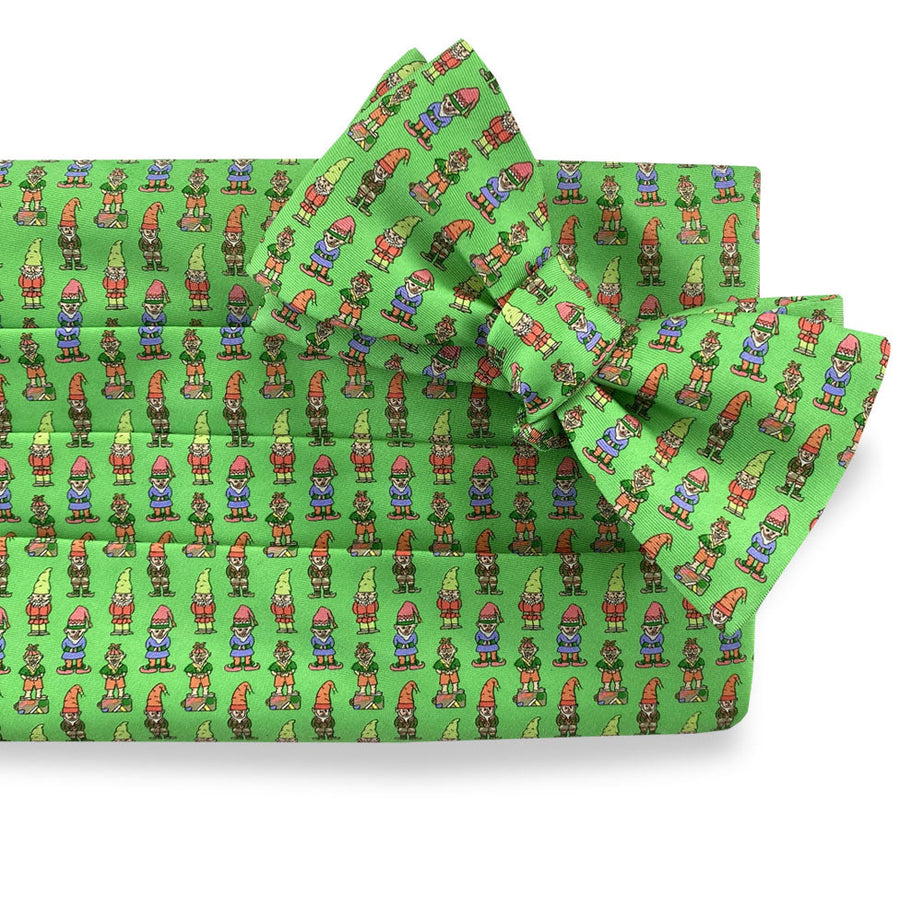 Gnomes: Cummerbund Set - Green