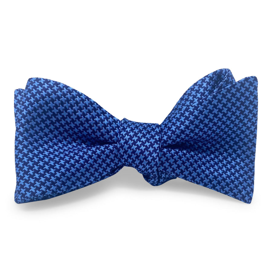 Houndstooth: Bow - Navy