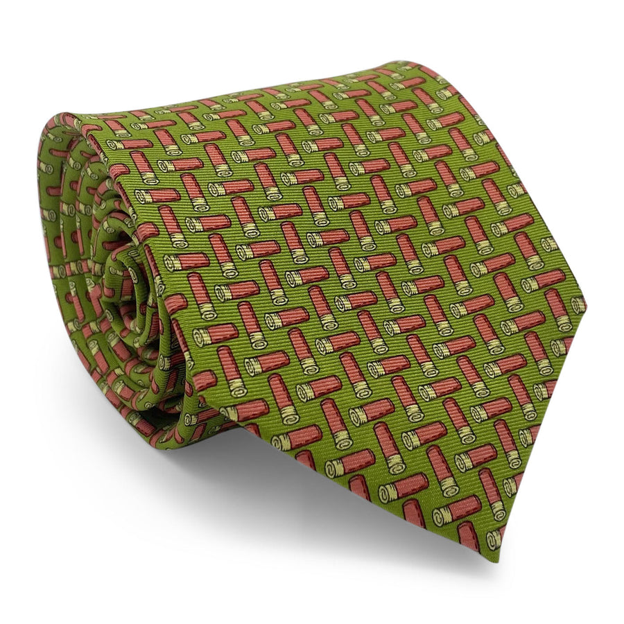 Shotgun Shell Pattern: Tie - Green