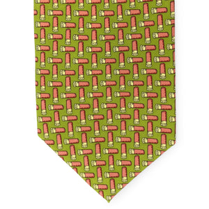 Shotgun Shell Pattern: Tie - Green